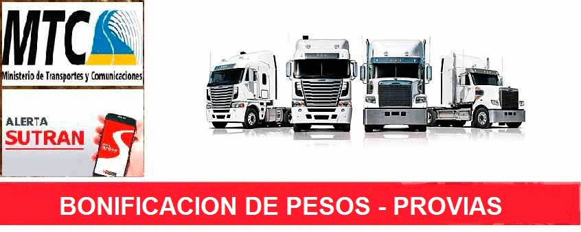 Transporte de Carga - Bonificación Peajes