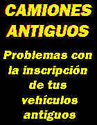 inscripción de vehículos antiguos