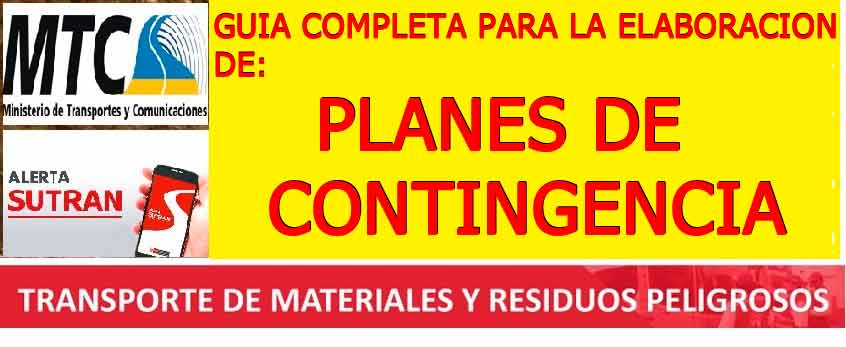 Modelo para elaboración de planes de contingencia