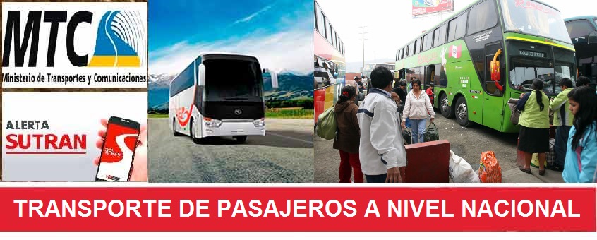 Transporte de Pasajeros o Personas
